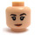 LEGO Light Flesh Hermione Granger Minifigure Head (Recessed Solid Stud) (3626 / 39227)