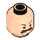 LEGO Light Flesh Hoth Rebel Officer Minifigure Head (Recessed Solid Stud) (3626 / 24040)