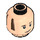 LEGO Light Flesh Howard Wolowitz Minifigure Head (Recessed Solid Stud) (3626 / 23007)
