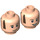 LEGO Light Flesh Howard Wolowitz Minifigure Head (Recessed Solid Stud) (3626 / 23007)