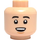 LEGO Lätt Hudfärgad J-Hope Minifigur Huvud (Infälld solid knopp) (3626 / 101961)