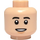 LEGO Lätt Hudfärgad J-Hope Minifigur Huvud (Infälld solid knopp) (3626 / 101961)