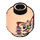 LEGO Light Flesh Jack Sparrow Head (Safety Stud) (3626 / 95263)