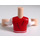 LEGO Licht vleeskleurig Jackson - Rood Vest Friends Torso (Boy) (73161 / 92456)