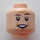 LEGO Lys hud Jerry Seinfeld Minifigur Hode (Forsenket solid knott) (3626 / 78856)