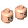 LEGO Leichtes Fleisch Jim Halpert Minifigure Kopf (Einbau-Vollbolzen) (3626 / 100199)