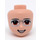 LEGO Leichtes Fleisch Julian Female Minidoll Kopf (75495 / 92198)