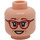 LEGO Leichtes Fleisch Kathi Dooley - Minifigure Kopf (Einbau-Vollbolzen) (3626 / 79440)