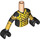 LEGO Carne claro Ley-La con Gold Jump Traje Friends Torso (73141 / 92456)