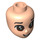 LEGO Light Flesh Li Shang Micro Doll Minidoll Head (66488 / 92198)