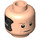 LEGO Light Flesh Lobot Minifigure Head (Recessed Solid Stud) (3626 / 39875)
