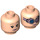 LEGO Light Flesh Luna Lovegood Minifigure Head (Recessed Solid Stud) (3626 / 100031)