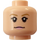 LEGO Leichtes Fleisch Luna Lovegood Schmucklos Kopf (Einbau-Vollbolzen) (3626)