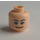 LEGO Light Flesh Marion Ravenwood Head with Scared / Smiling Pattern (Safety Stud) (3626 / 62718)