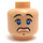 LEGO Light Flesh Marion Ravenwood Head with Scared / Smiling Pattern (Safety Stud) (3626 / 62718)