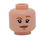 LEGO Leichtes Fleisch Megan Rapinoe Minifigure Kopf (Einbau-Vollbolzen) (3274 / 104644)