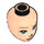 LEGO Light Flesh Merida Minidoll Head (92133 / 92198)