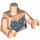 LEGO Leichtes Fleisch Mermaid Syrena Torso (973 / 76382)
