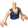 LEGO Carne chiaro Mia, Bright Chiaro Blu Gonna, Dark Blu Gilet Superiore Friends Busto (92456)