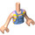 LEGO Leichtes Fleisch Mia Farm Outfit Friends Torso (92456)