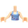 LEGO Licht vleeskleurig Mia Friends Torso (35677 / 92456)