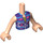 LEGO Lys hudfarvet Mia Friends Torso (59637 / 73141)