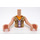 LEGO Light Flesh Mia with Tan Shirt and Orange Neck Scarf Friends Torso (73141 / 92456)