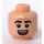 LEGO Light Flesh Michael Scott Minifigure Head (Recessed Solid Stud) (3626 / 100195)