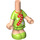 LEGO Leichtes Fleisch Micro Körper mit Layered Skirt mit Candy Cane (79474)
