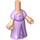 LEGO Light Flesh Micro Body with Long Skirt with Pink Elsa Dress (66565)