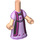 LEGO Light Flesh Micro Body with Long Skirt with Queen Iduna Purple Top (75859)