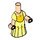 LEGO Leichtes Fleisch Micro Körper mit Lange Skirt mit Gelb Dress (66576)