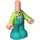 LEGO Light Flesh Micro Body with Trousers with Green Jacket (103313)
