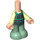 LEGO Licht vleeskleurig Micro Body met Broek met Limoen Top (66407)