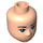 LEGO Light Flesh Minidoll Head with Blue Eyes and Closed Mouth (16549 / 92198)
