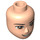 LEGO Light Flesh Minidoll Head with Brown Eyes and Open Smiling Mouth (16551 / 37809)