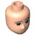 LEGO Leichtes Fleisch Minidoll Kopf mit Dark Brown Augen, Dark Brown Eyebrows und Goatee (16550 / 92198)