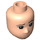 LEGO Light Flesh Minidoll Head with Dark Brown Eyes, Dark Brown Eyebrows and Goatee (16550 / 92198)