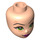 LEGO Light Flesh Minidoll Head with Lady Tremaine Decoration (68194 / 92198)
