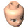 LEGO Leichtes Fleisch Minidoll Kopf mit Olivia Brown Augen, Pink Lips (11815 / 95514)