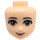 LEGO Light Flesh Minidoll Head with Olivia Brown Eyes, Pink Lips (11815 / 95514)