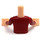 LEGO Light Flesh Minidoll Torso with Dark Red and Gold Hotel Porter Uniform (11408 / 92456)