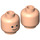 LEGO Light Flesh Minifig Head with Standard Grin (Solid Stud) (9336 / 55368)