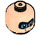 LEGO Light Flesh Minifigure Baby Head with Jack-Jack Face with Black Mask (33464 / 38098)