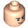 LEGO Leichtes Fleisch Minifigure Kopf mit Crooked Smile und Eyebrows (Sicherheitsbolzen) (3626 / 56517)