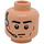 LEGO Leichtes Fleisch Minifigure Kopf mit Dekoration (Einbau-Vollbolzen) (3626 / 16238)