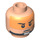 LEGO Light Flesh Minifigure Head with Decoration (Recessed Solid Stud) (88696 / 92053)