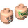 LEGO Light Flesh Minifigure Head with Decoration (Safety Stud) (3274 / 108980)