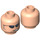 LEGO Light Flesh Minifigure Head with Decoration (Safety Stud) (3626 / 49804)