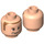 LEGO Light Flesh Minifigure Head with Decoration (Safety Stud) (3626 / 50455)